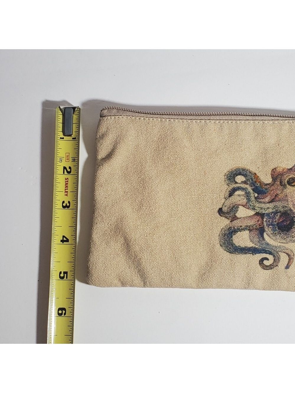 COTT N CURLS Octopus - Wristlet Wallet, Makeup Bag, Phone Purse with Leather NWT - Picture 9 of 9